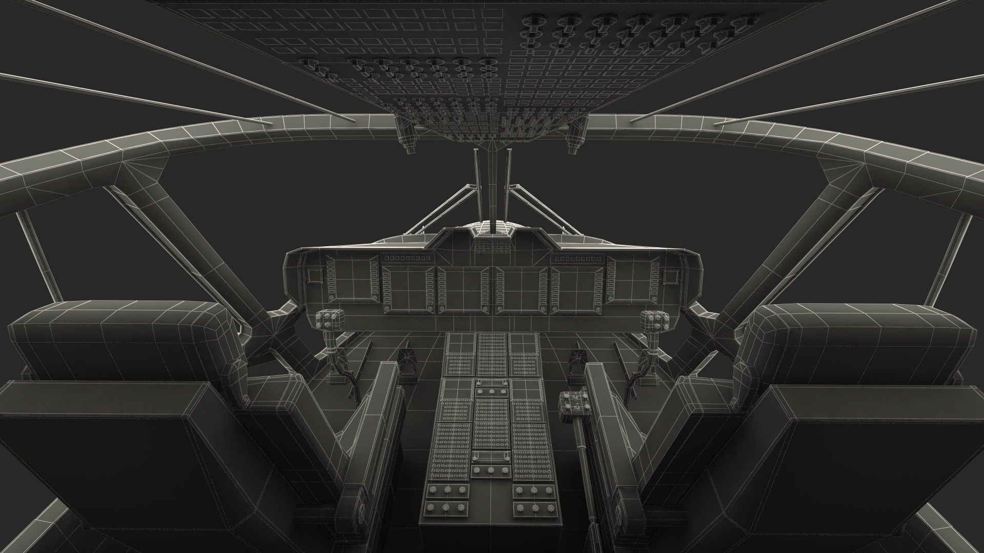 3D Medium Lift Military Helicopter