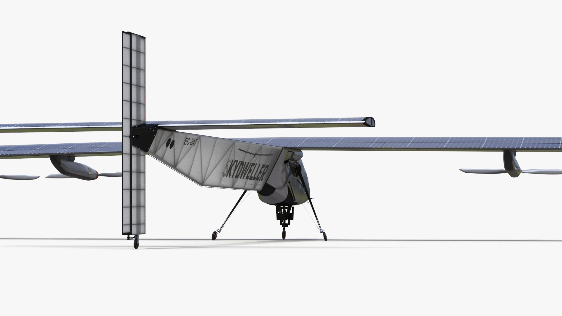 3D model Solar Plane US Navy Skydweller