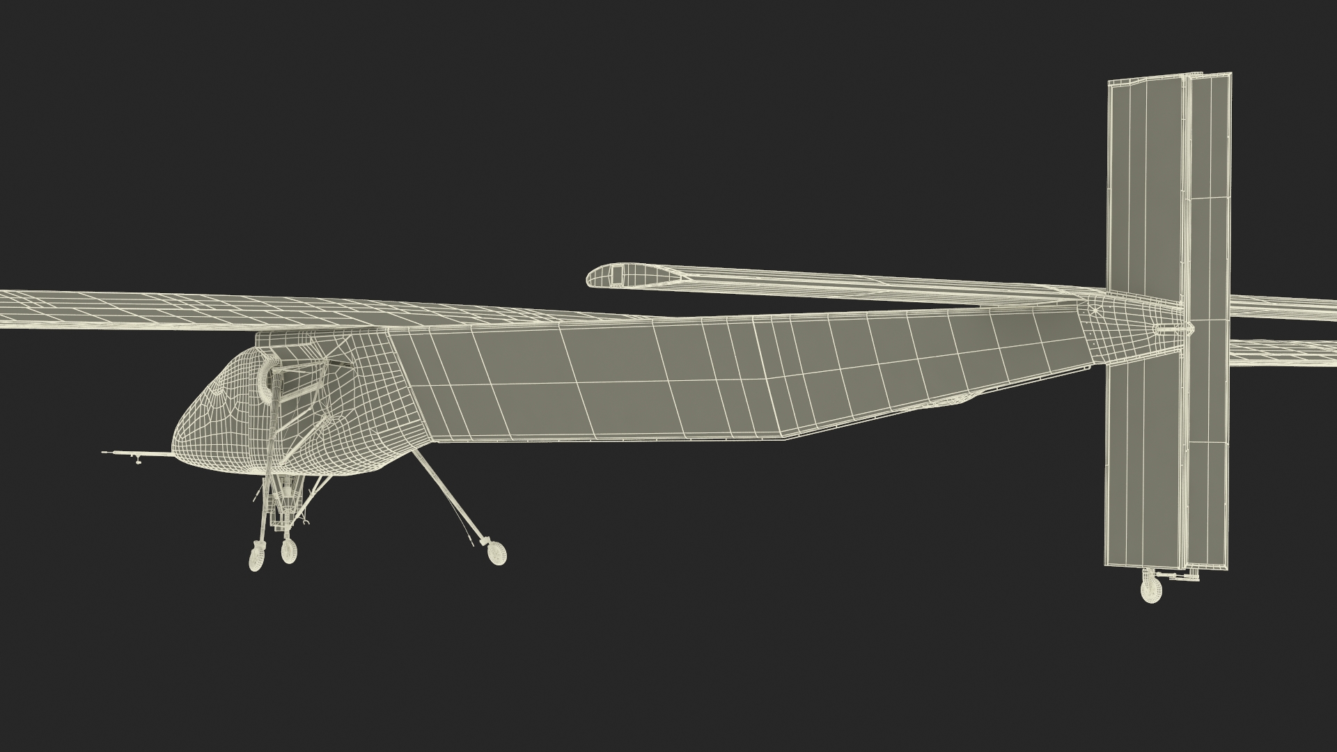 3D model Solar Plane US Navy Skydweller