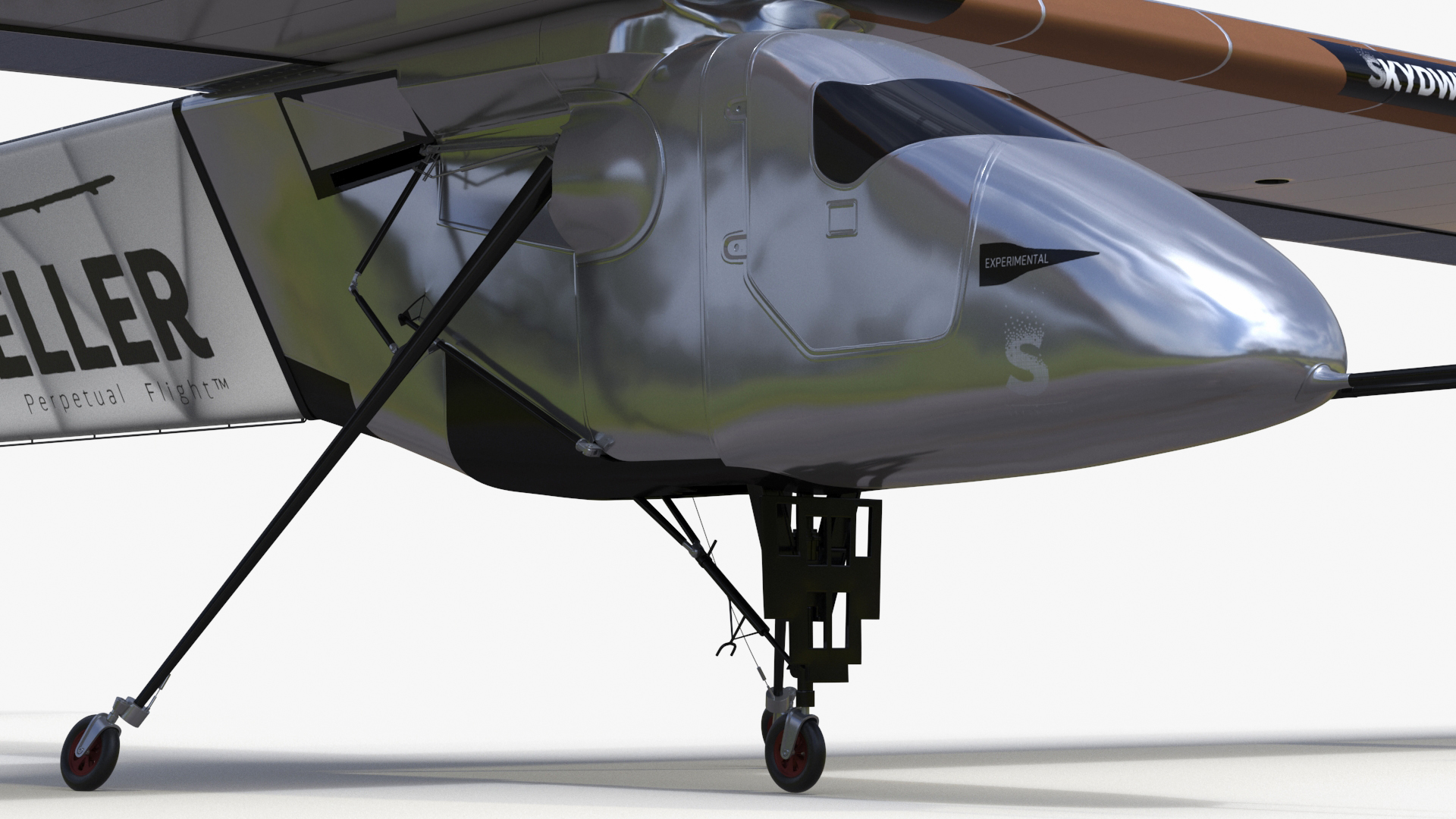 3D model Solar Plane US Navy Skydweller