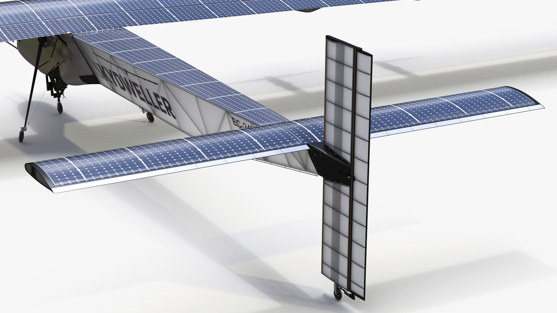 3D model Solar Plane US Navy Skydweller