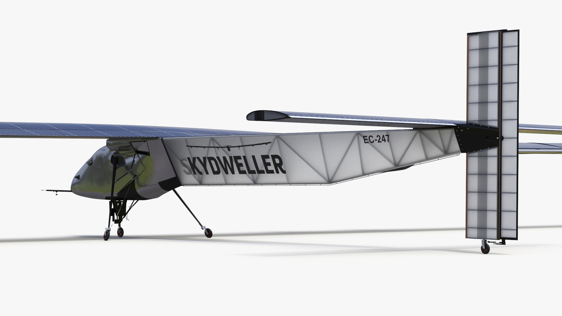 3D model Solar Plane US Navy Skydweller