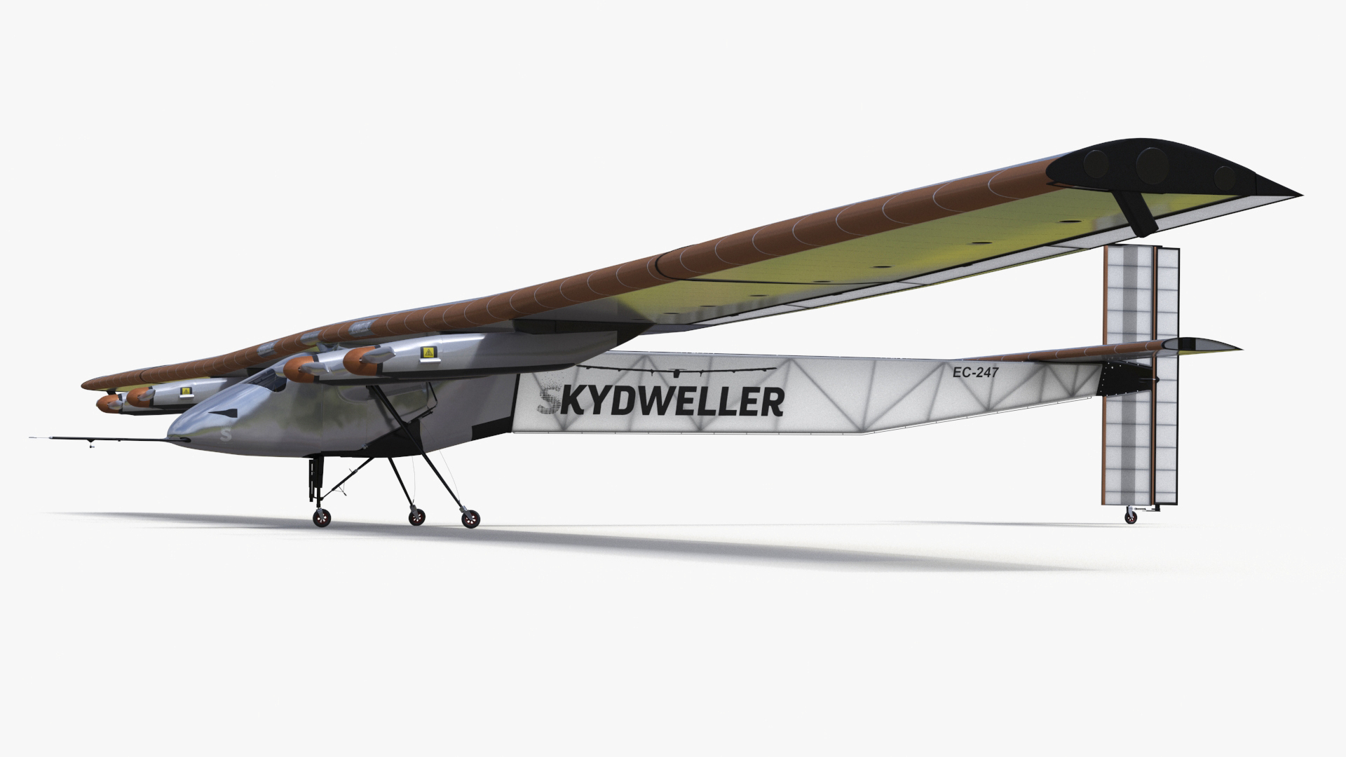 3D model Solar Plane US Navy Skydweller