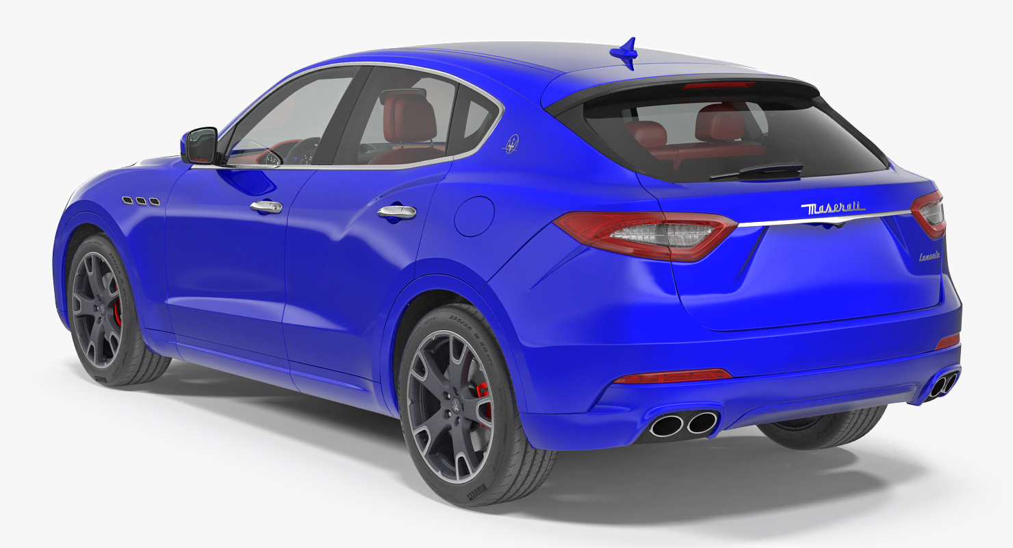 3D Maserati Levante 2017 Rigged model