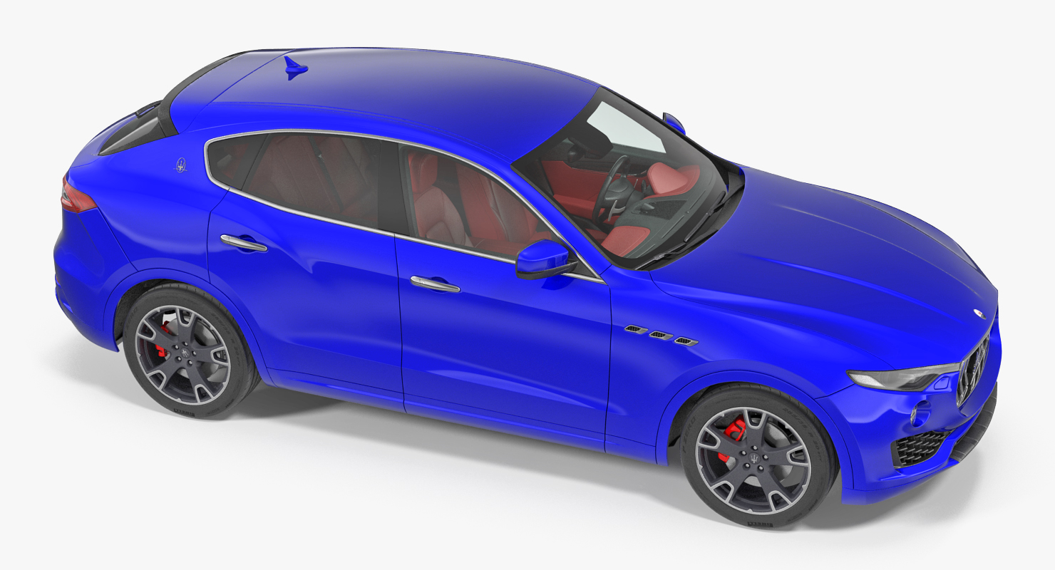3D Maserati Levante 2017 Rigged model