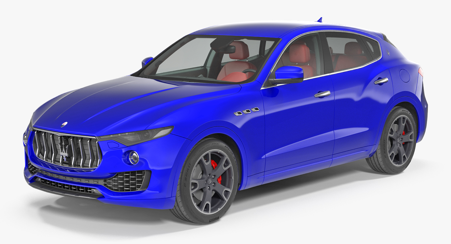 3D Maserati Levante 2017 Rigged model