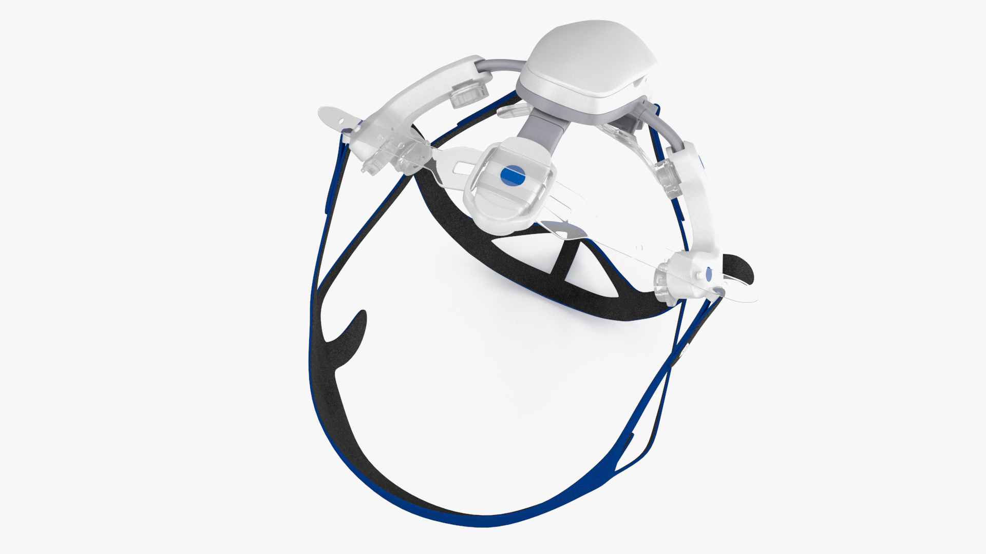 3D Neural Activities Analysis Electroencephalography EEG Headset