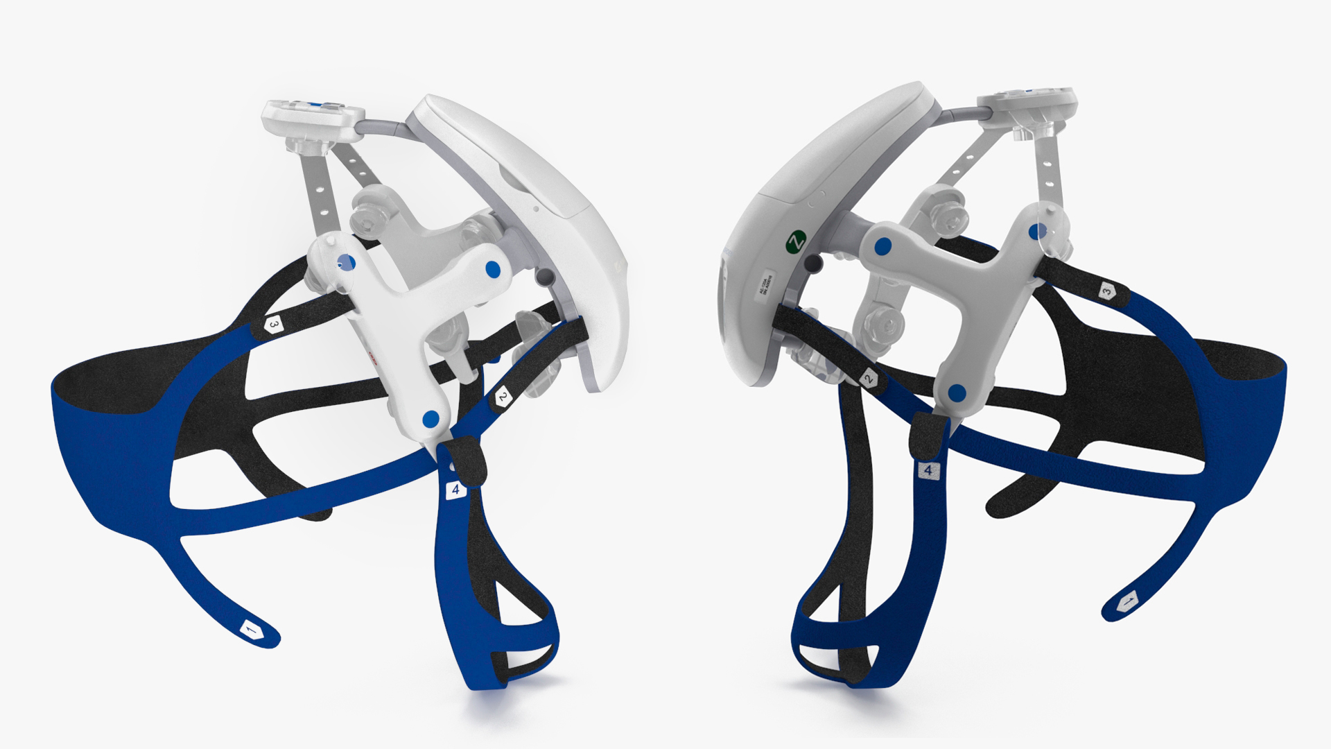 3D Neural Activities Analysis Electroencephalography EEG Headset