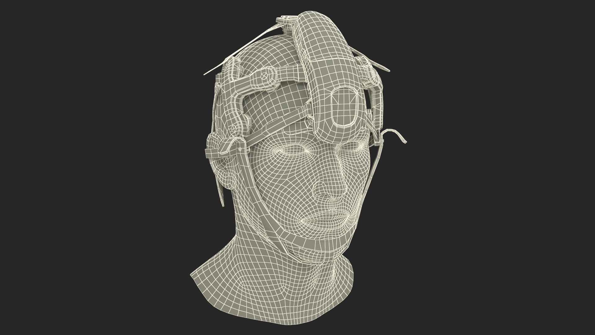 3D Neural Activities Analysis Electroencephalography EEG Headset