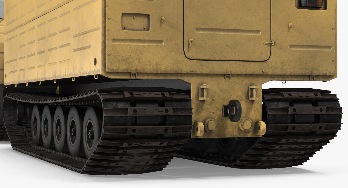 3D Polar Articulated Tracked Vehicle Vityaz DT 30