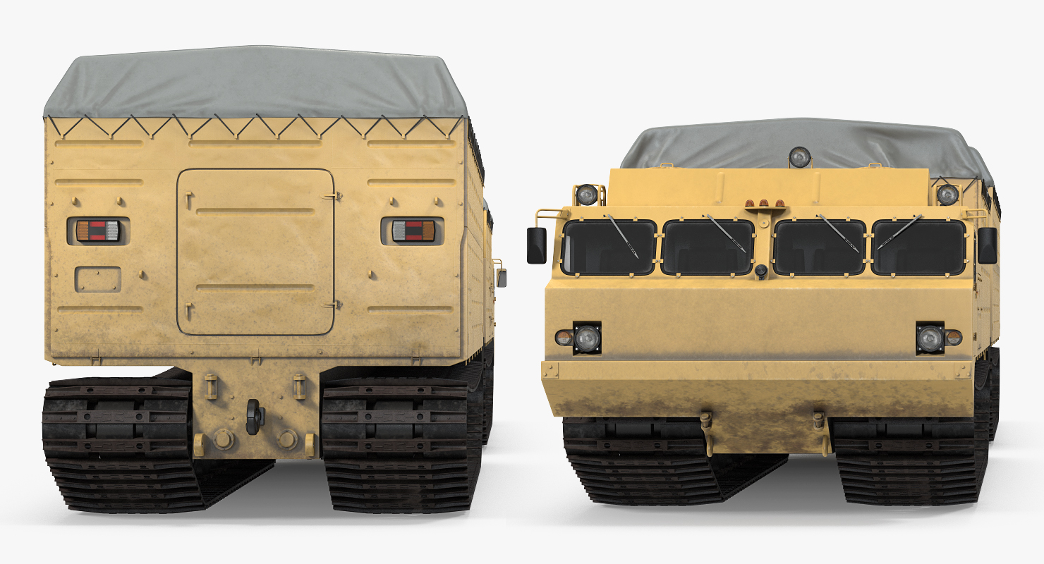 3D Polar Articulated Tracked Vehicle Vityaz DT 30