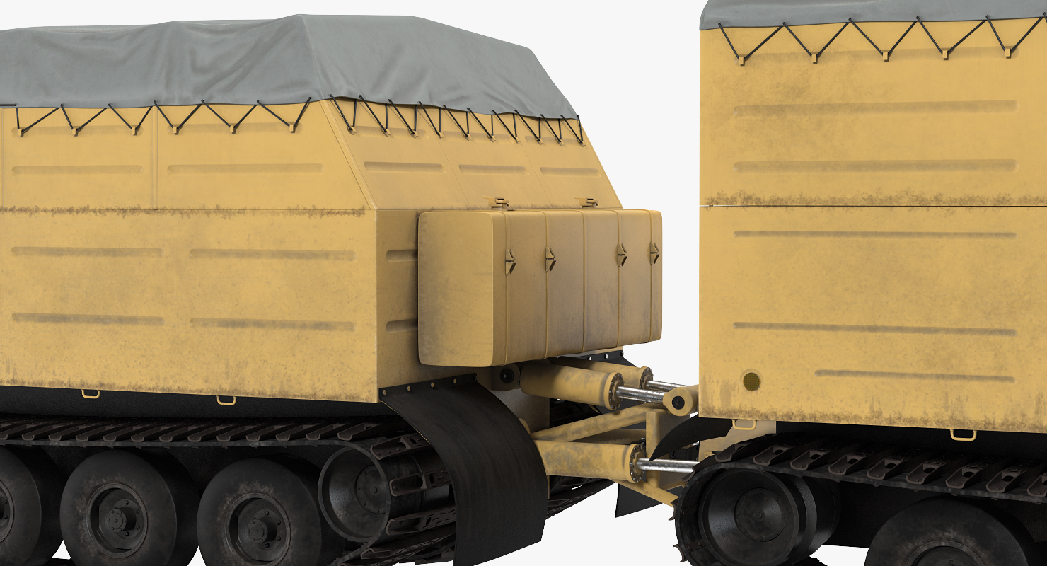 3D Polar Articulated Tracked Vehicle Vityaz DT 30