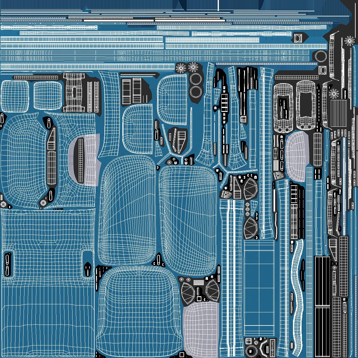 Softshell Luggage Samsonite Blue 3D