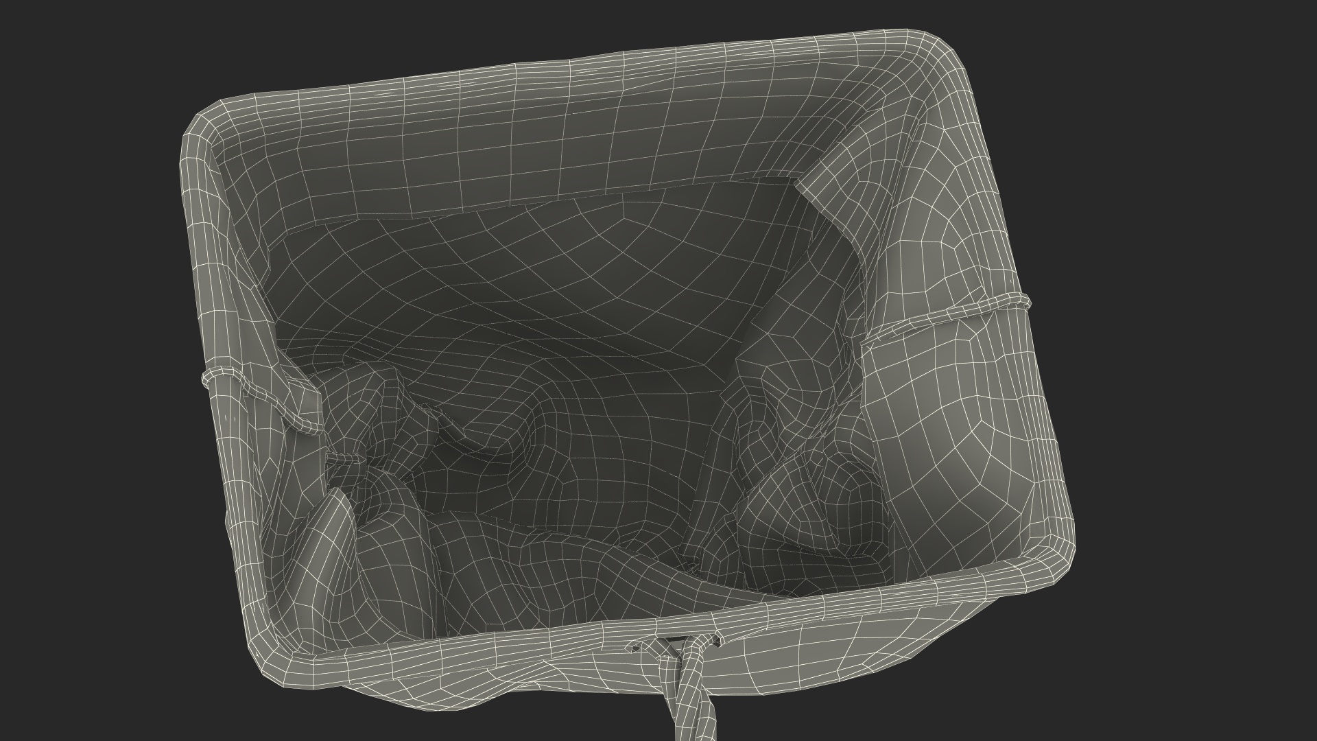 Aquarium Square Fish Net 3D model
