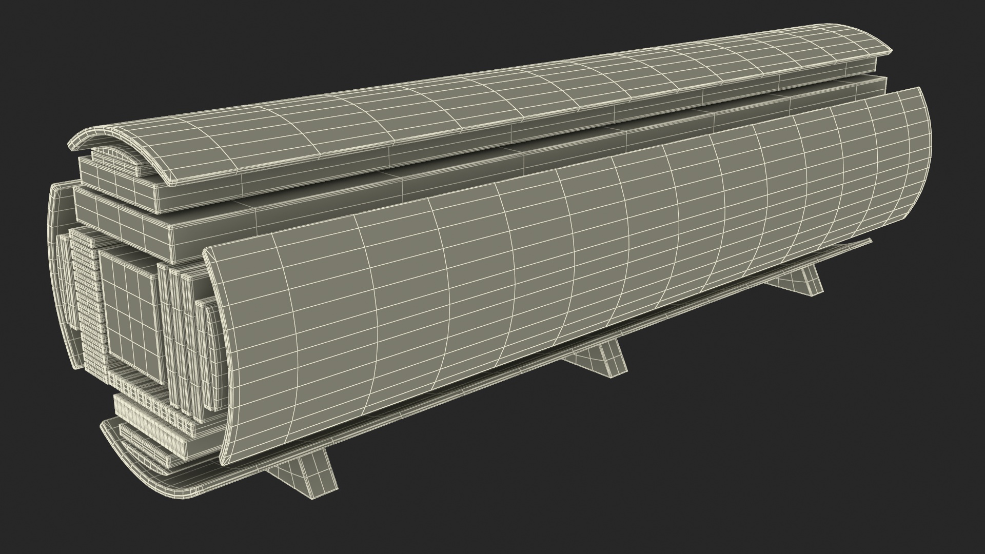 Log Cross Section 3D