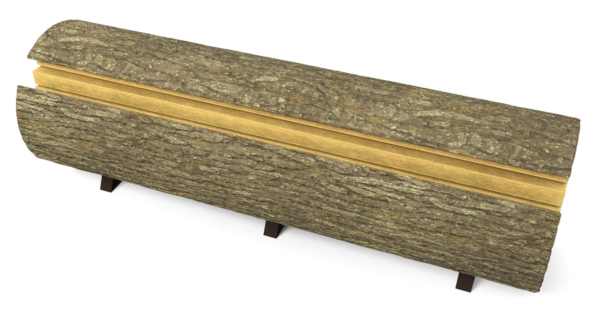 Log Cross Section 3D
