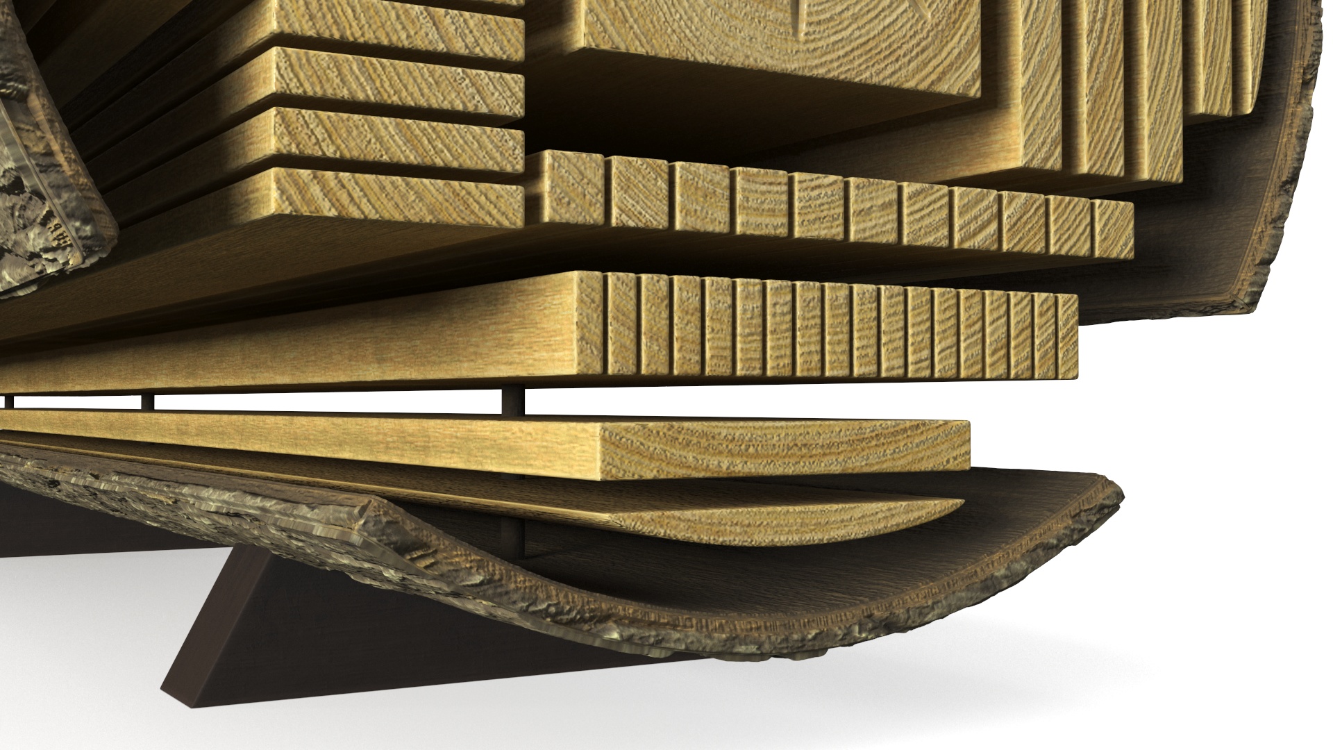 Log Cross Section 3D