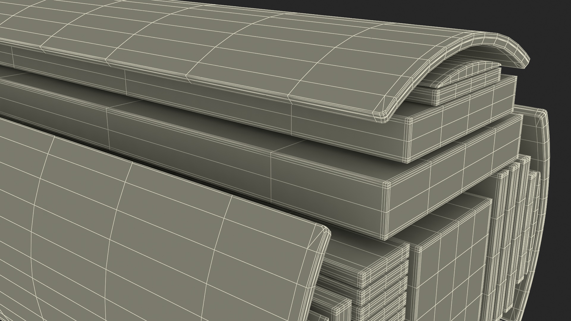Log Cross Section 3D