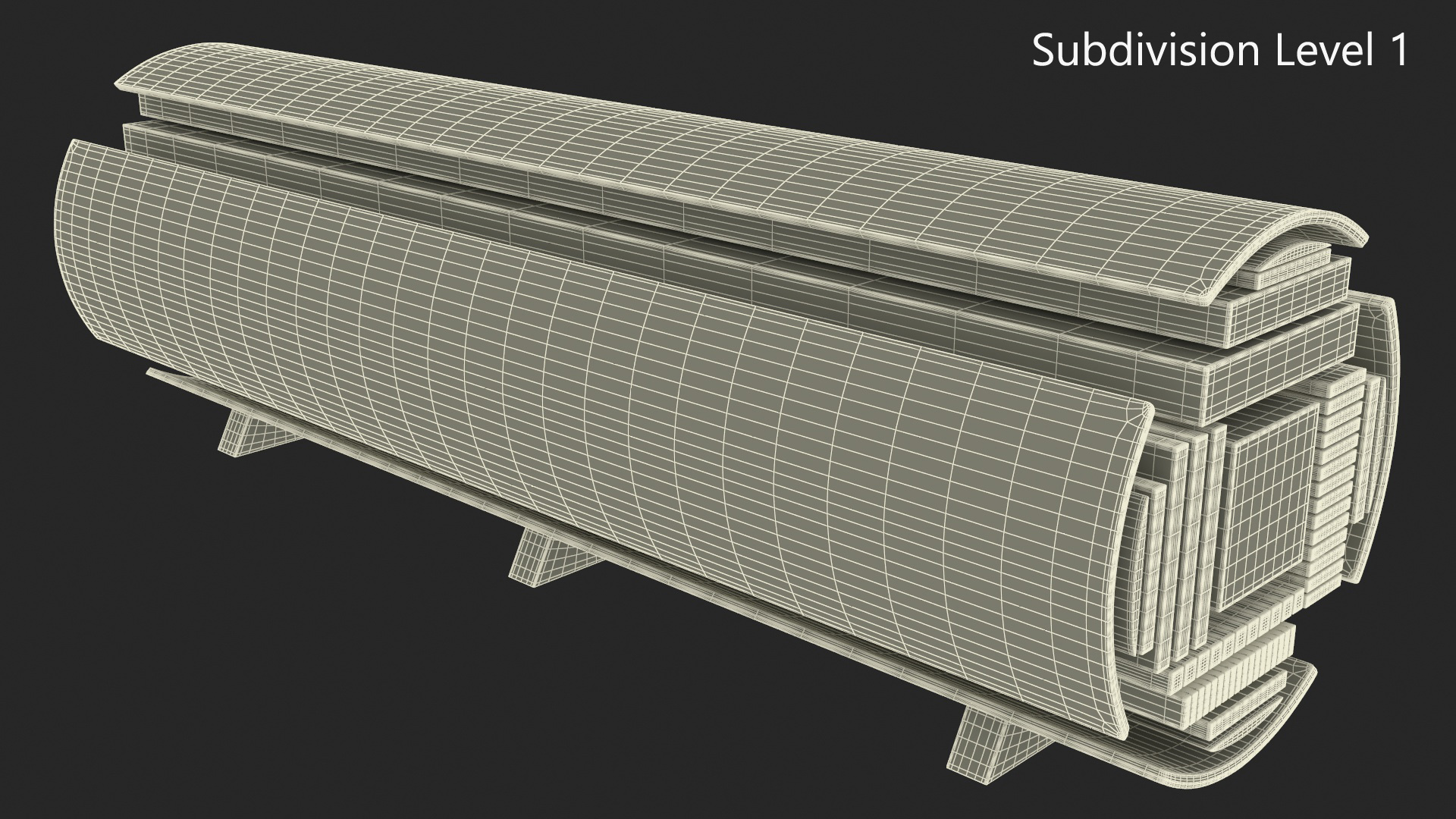 Log Cross Section 3D