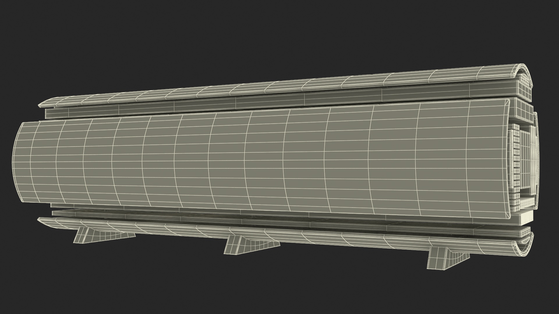 Log Cross Section 3D