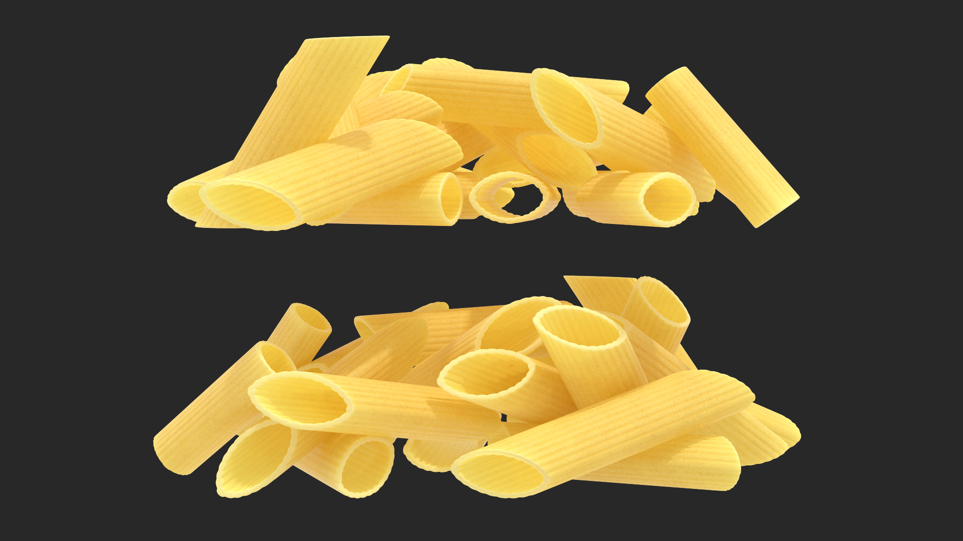 3D Penne Pasta