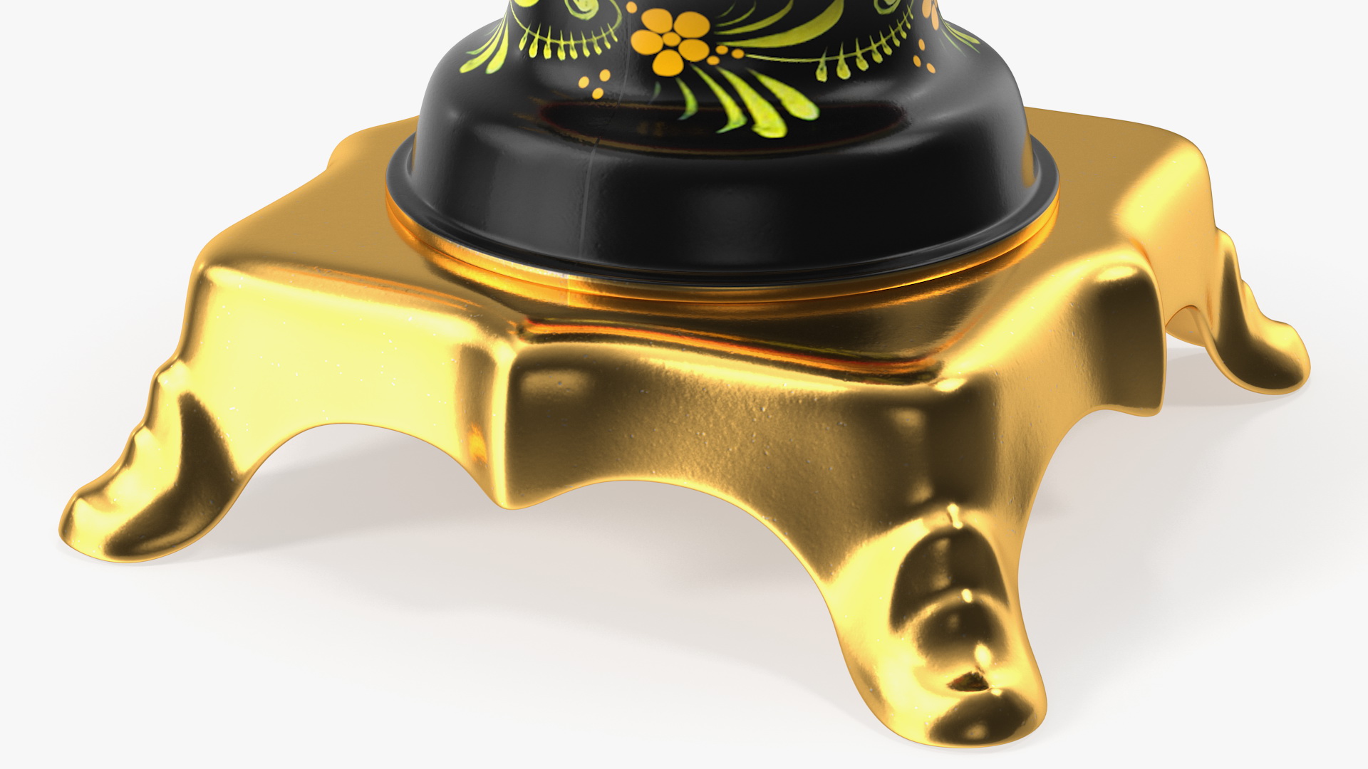 3D model Vintage Khokhloma Samovar