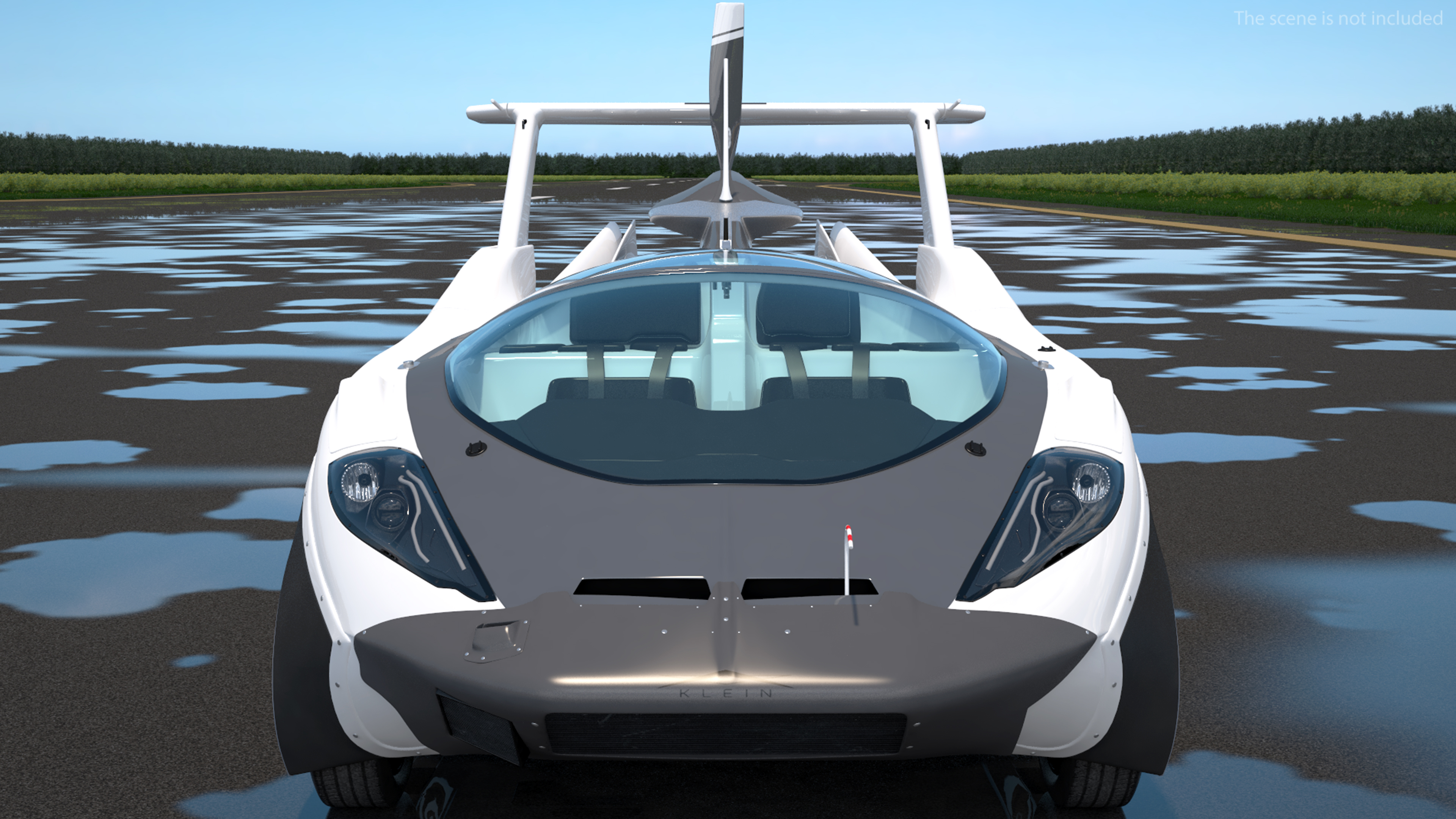 3D AirCar Transported model
