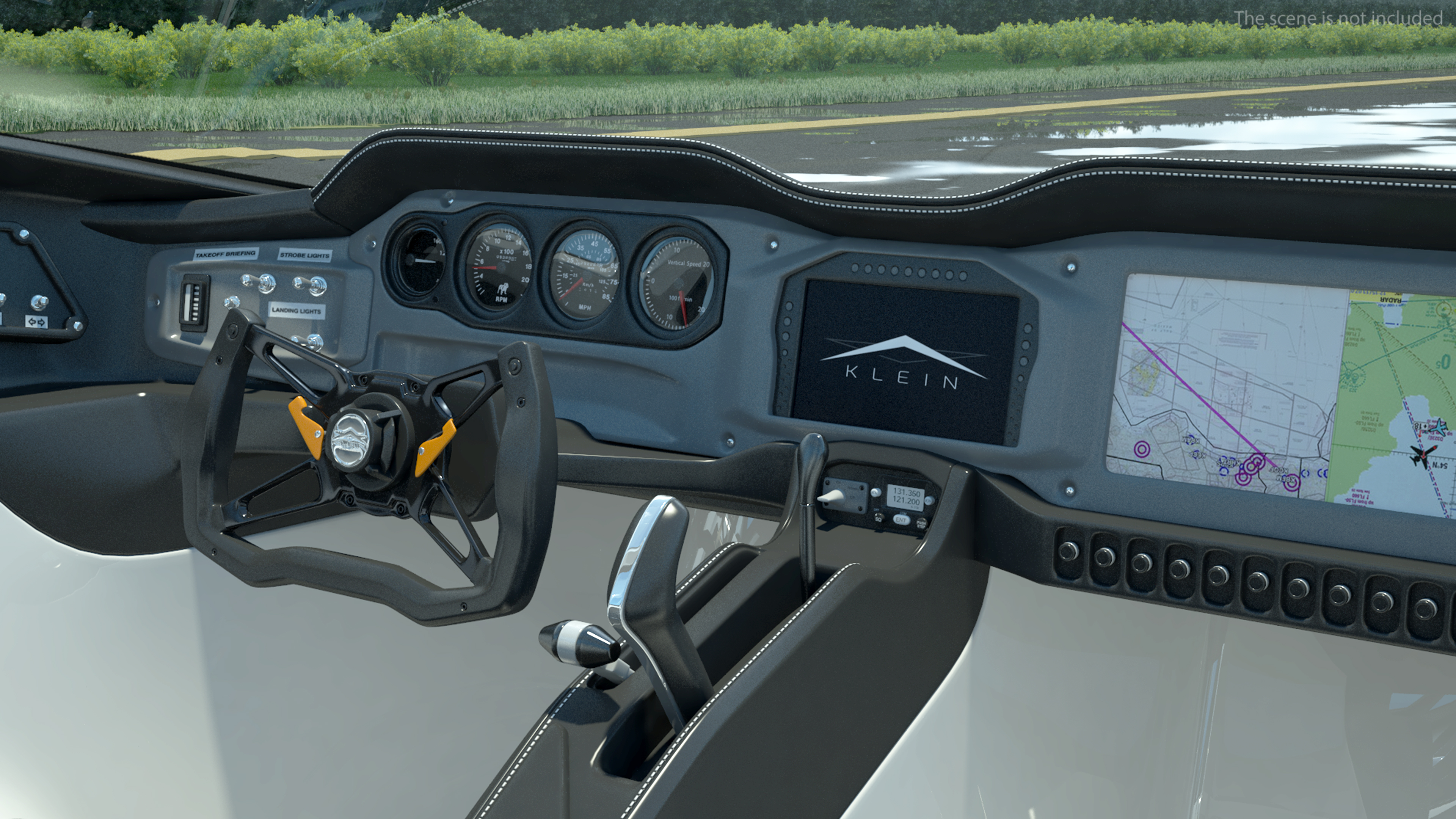 3D AirCar Transported model
