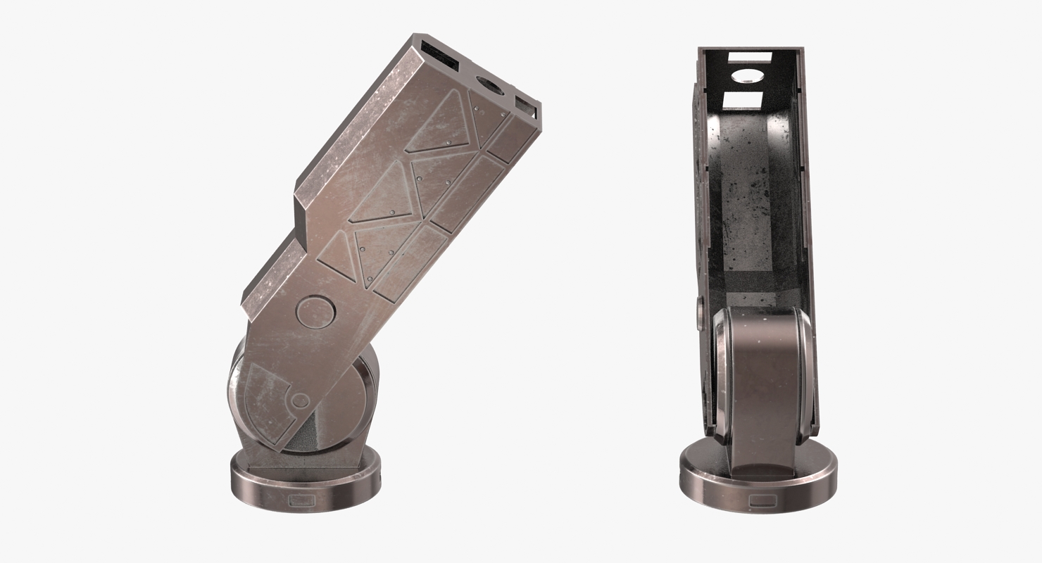 Anodized Industrial Joint 3 3D