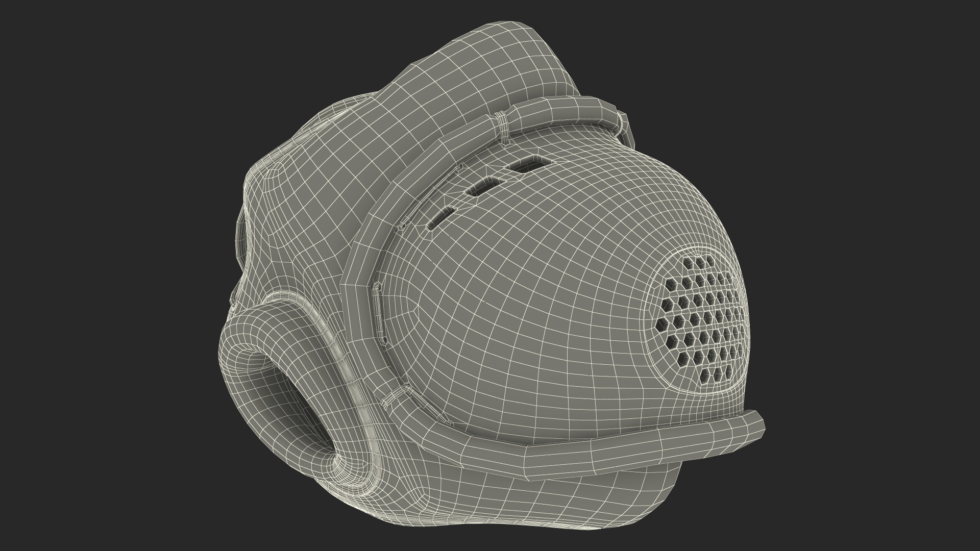 3D model Black Kudo Full Mask