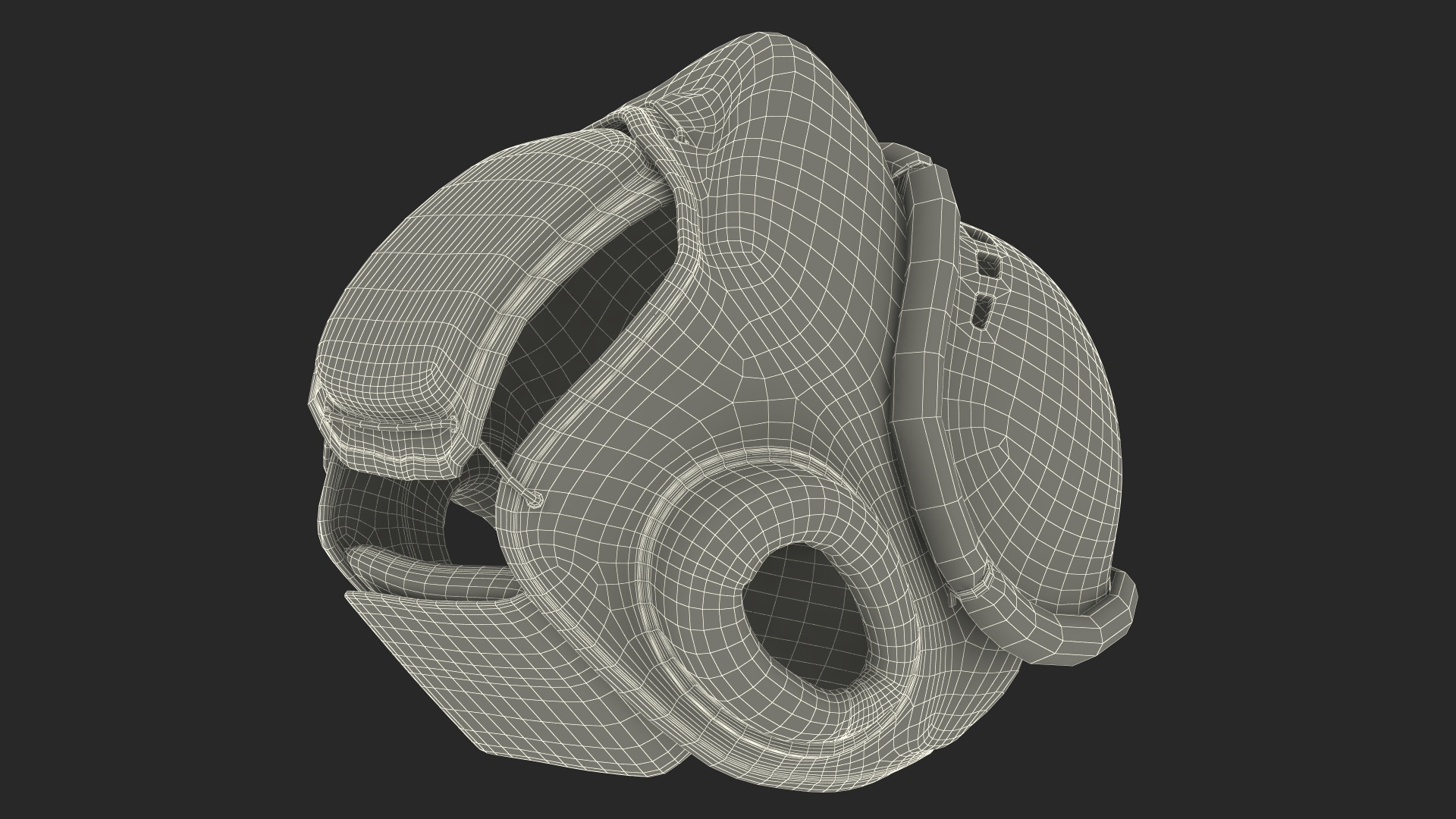 3D model Black Kudo Full Mask