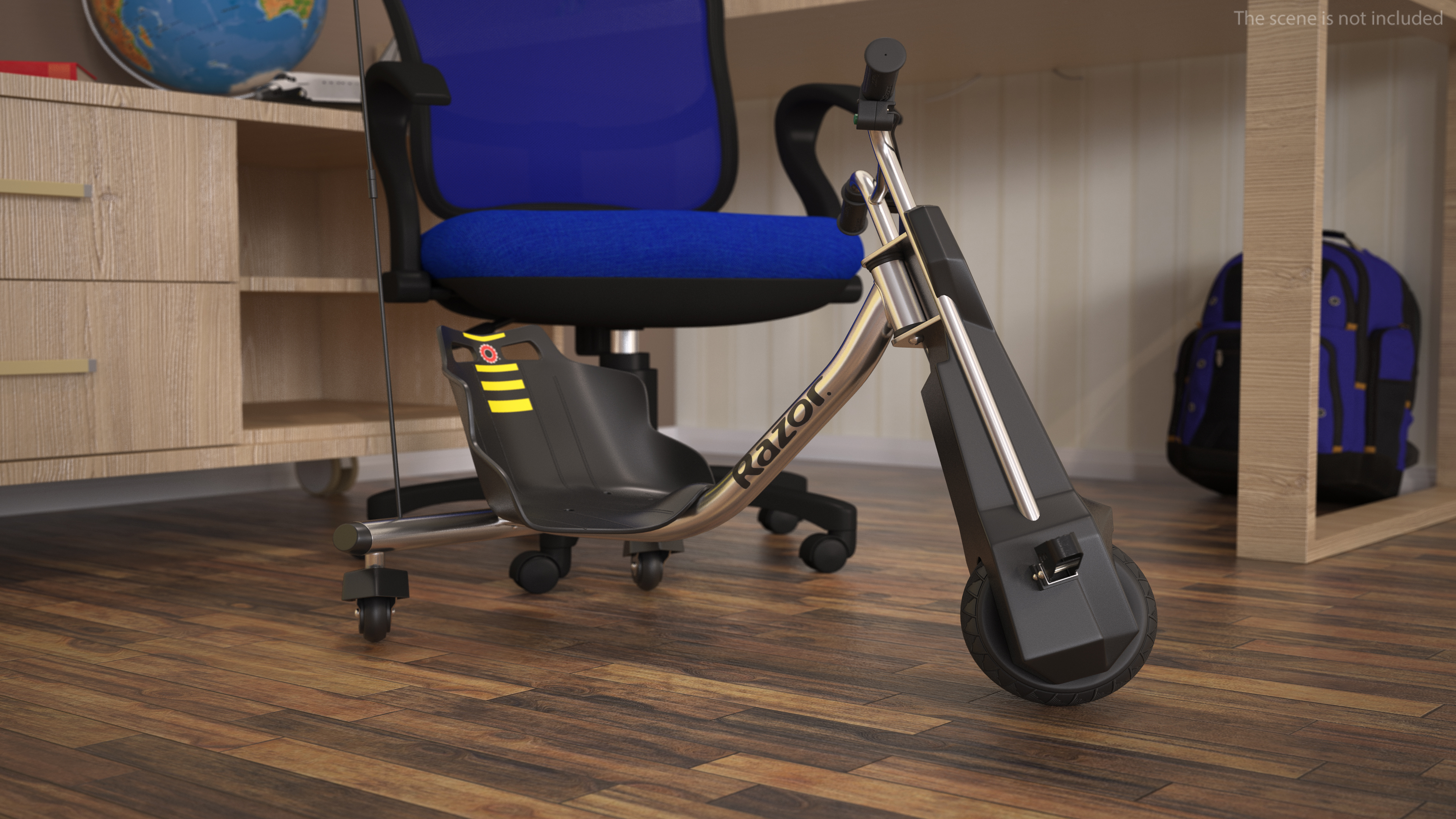 3D model Razor Powerrider 360 Electric Tricycle Rigged