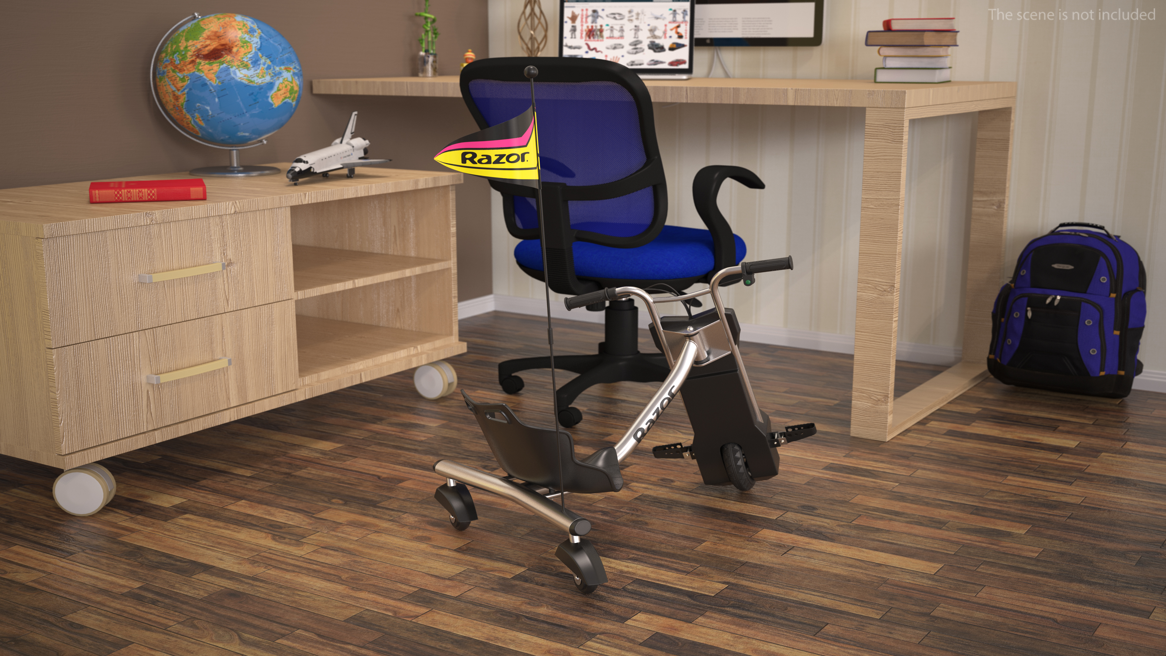 3D model Razor Powerrider 360 Electric Tricycle Rigged