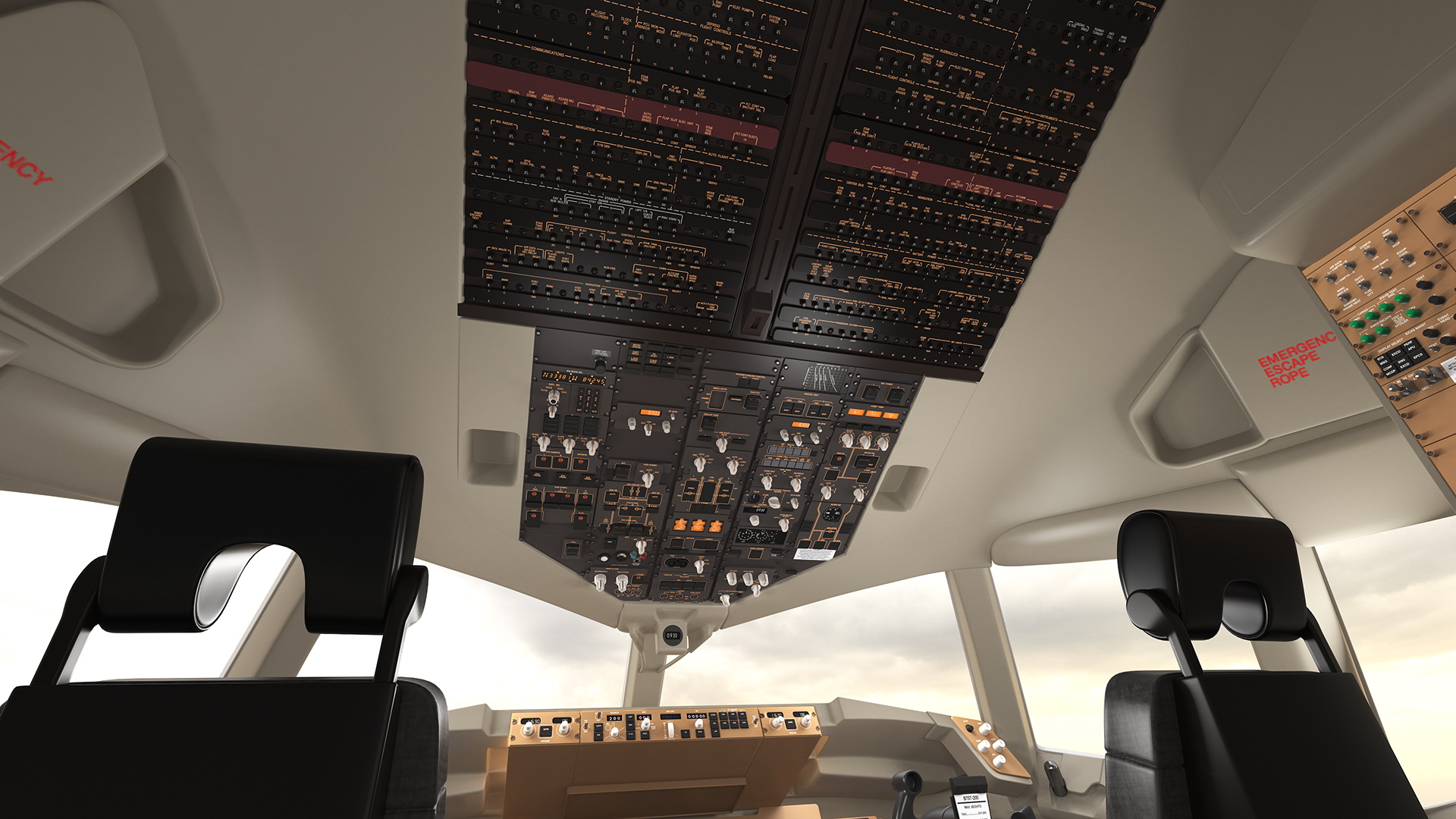 Boeing 757-200 Cockpit 3D