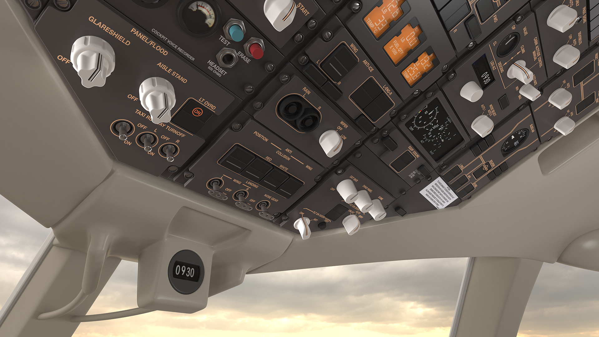 Boeing 757-200 Cockpit 3D