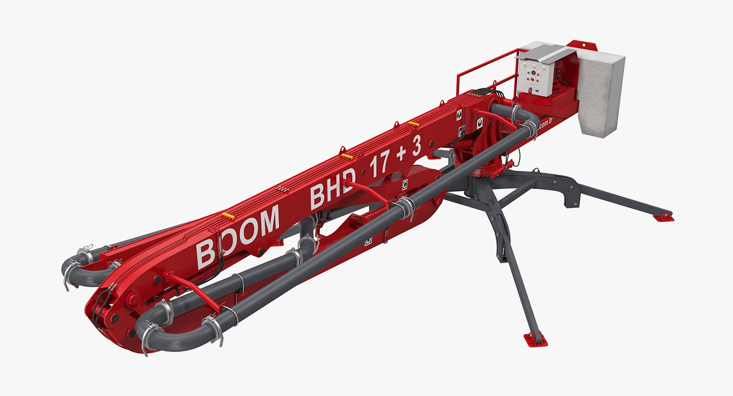 Makina BHD17 Concrete Boom Machine 3D model