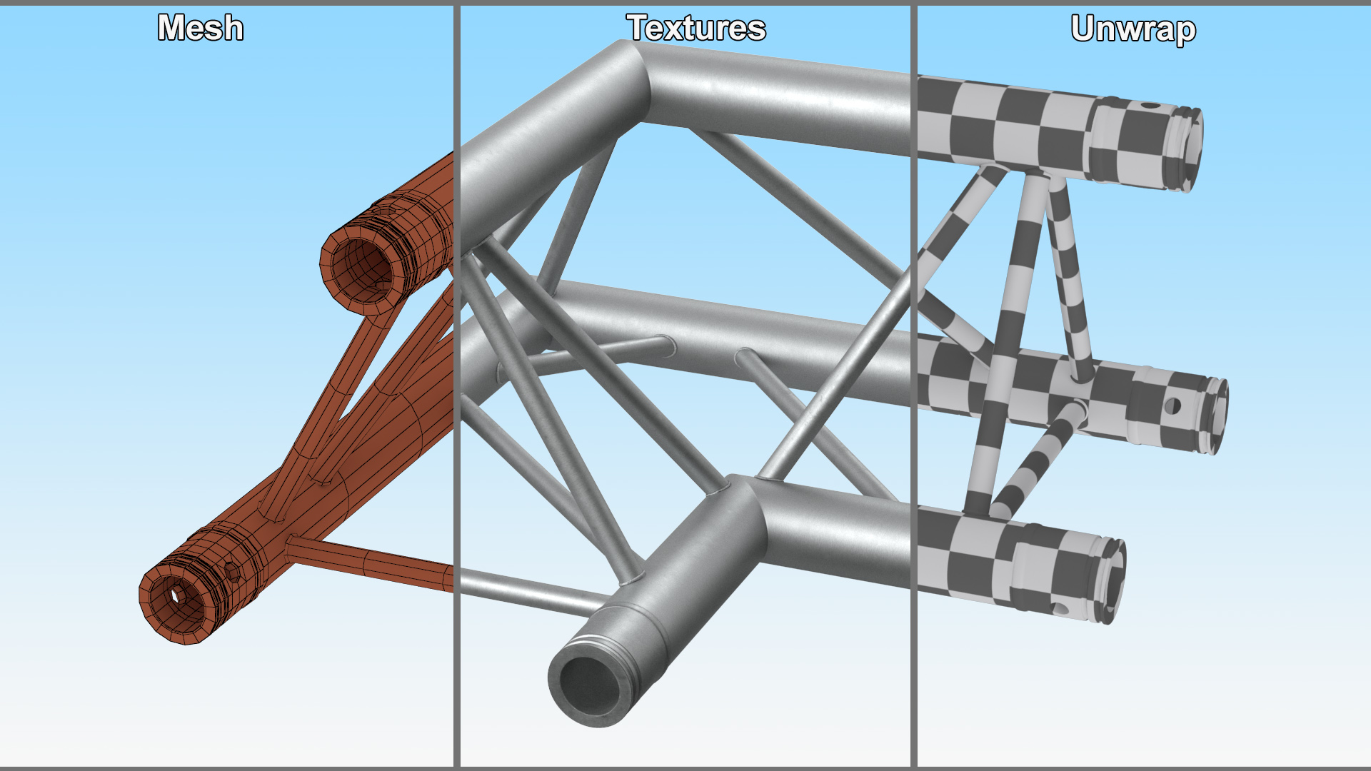 Construction Truss Modular Large 3D