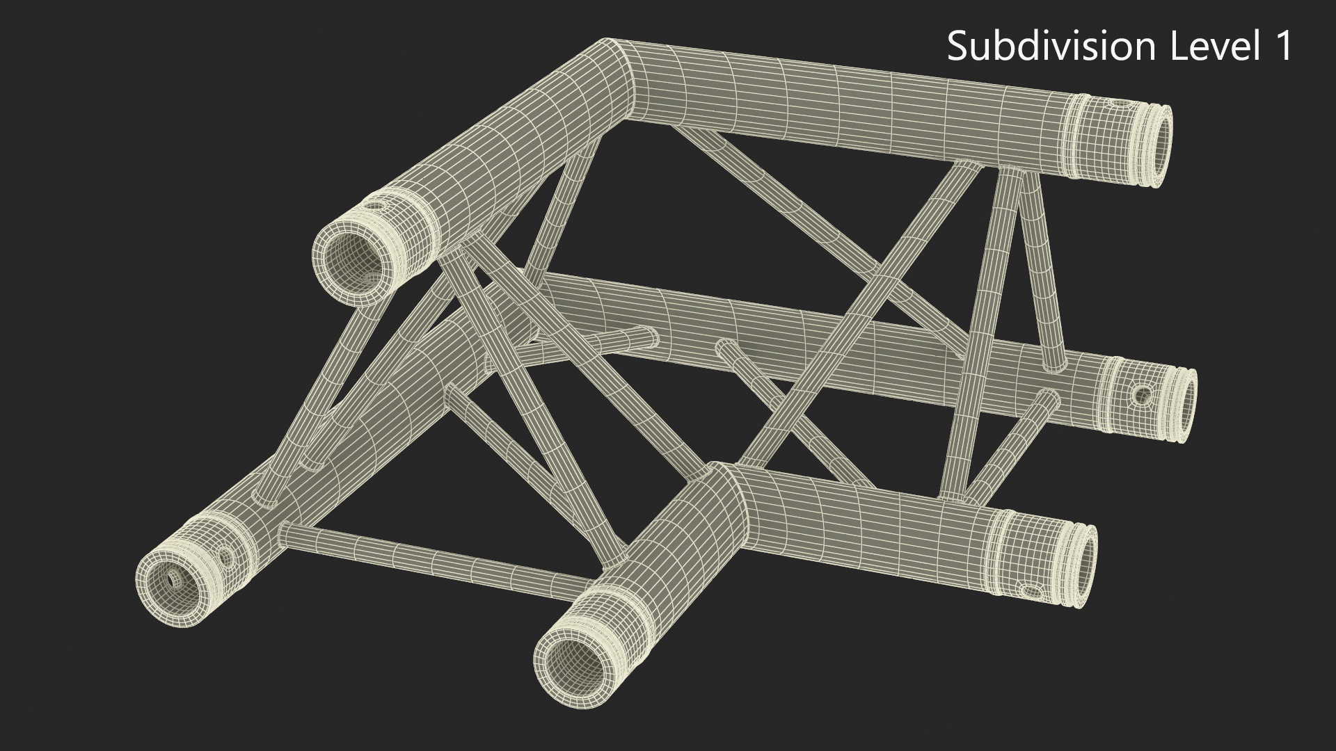 Construction Truss Modular Large 3D