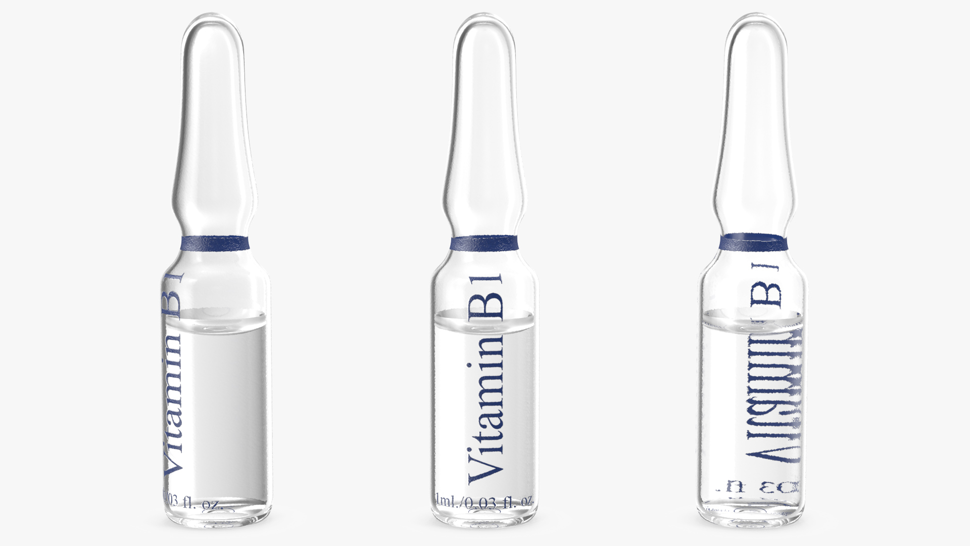 3D Vitamin B1 Thiamine Injection 1ml Ampoule