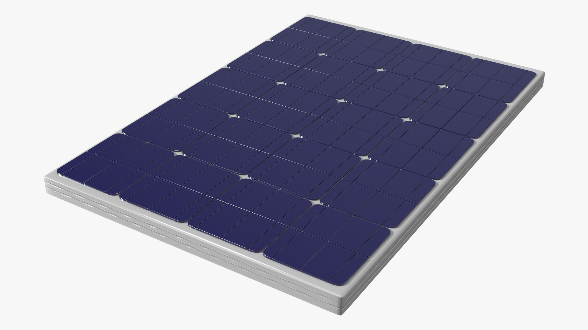 3D model Metal Roofing with Solar Panel