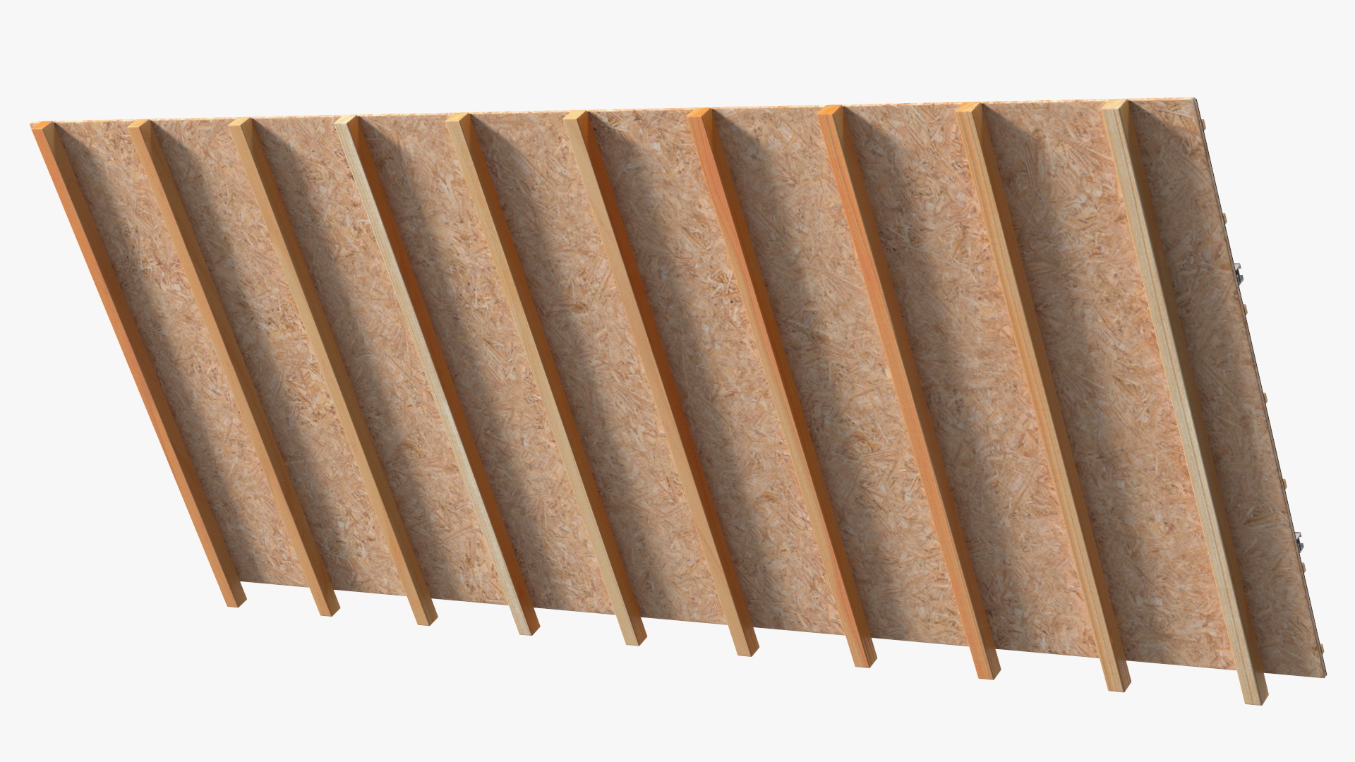3D model Metal Roofing with Solar Panel