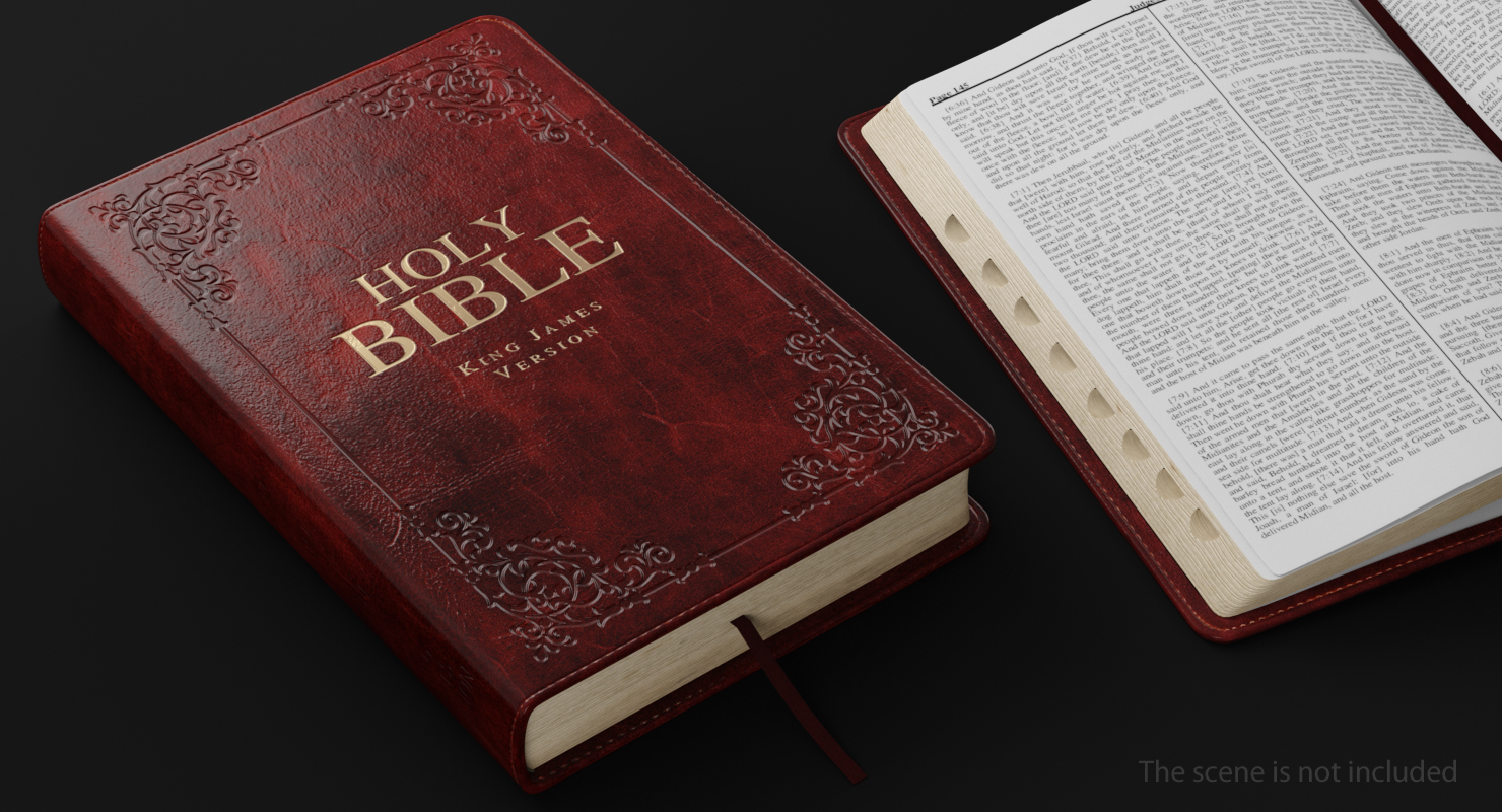 Holy Bible Closed Book 3D