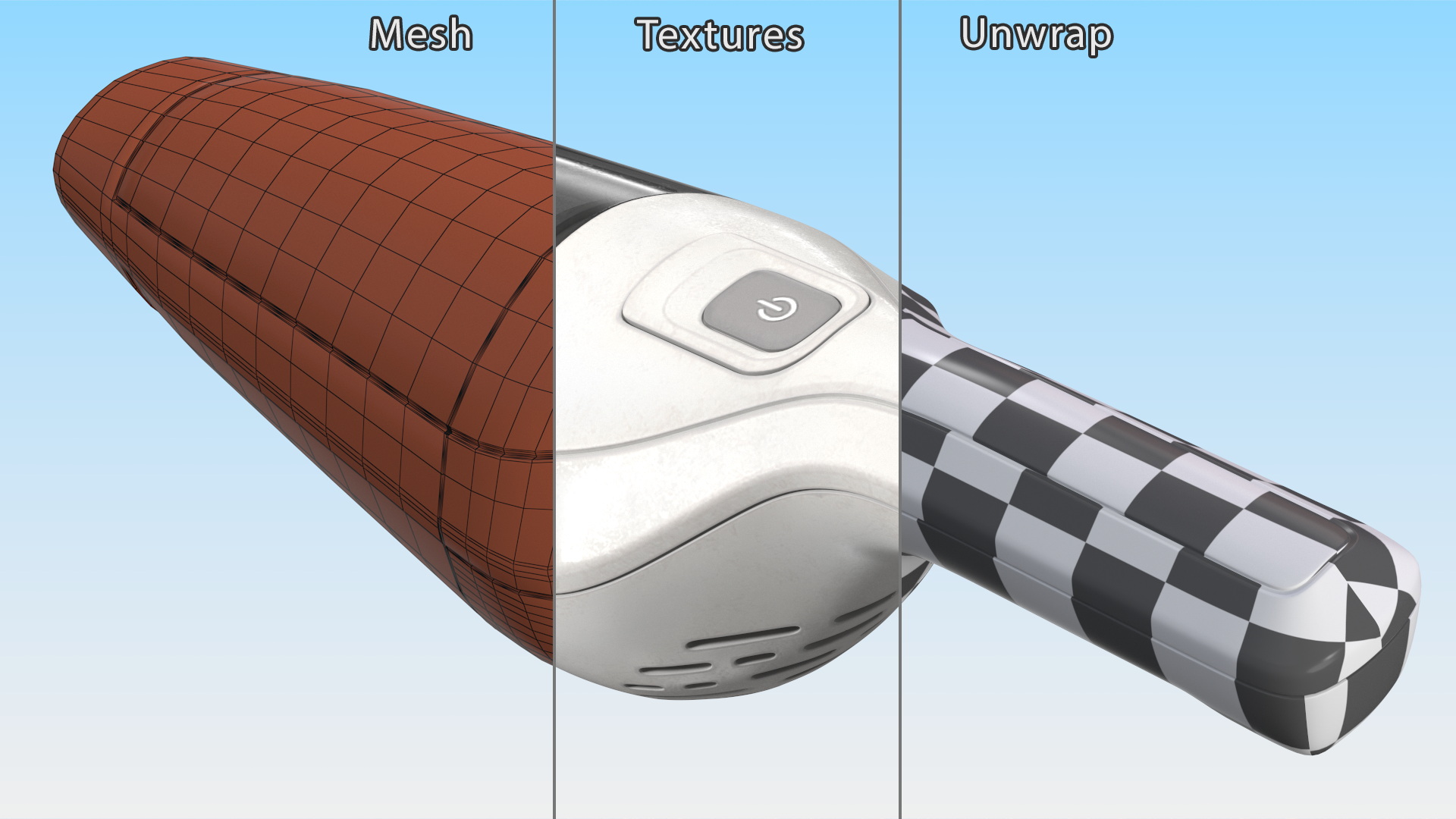 3D Used Car Vacuum Cleaner model