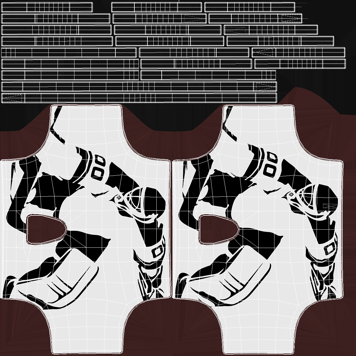 3D Hockey Goalie Simulator model