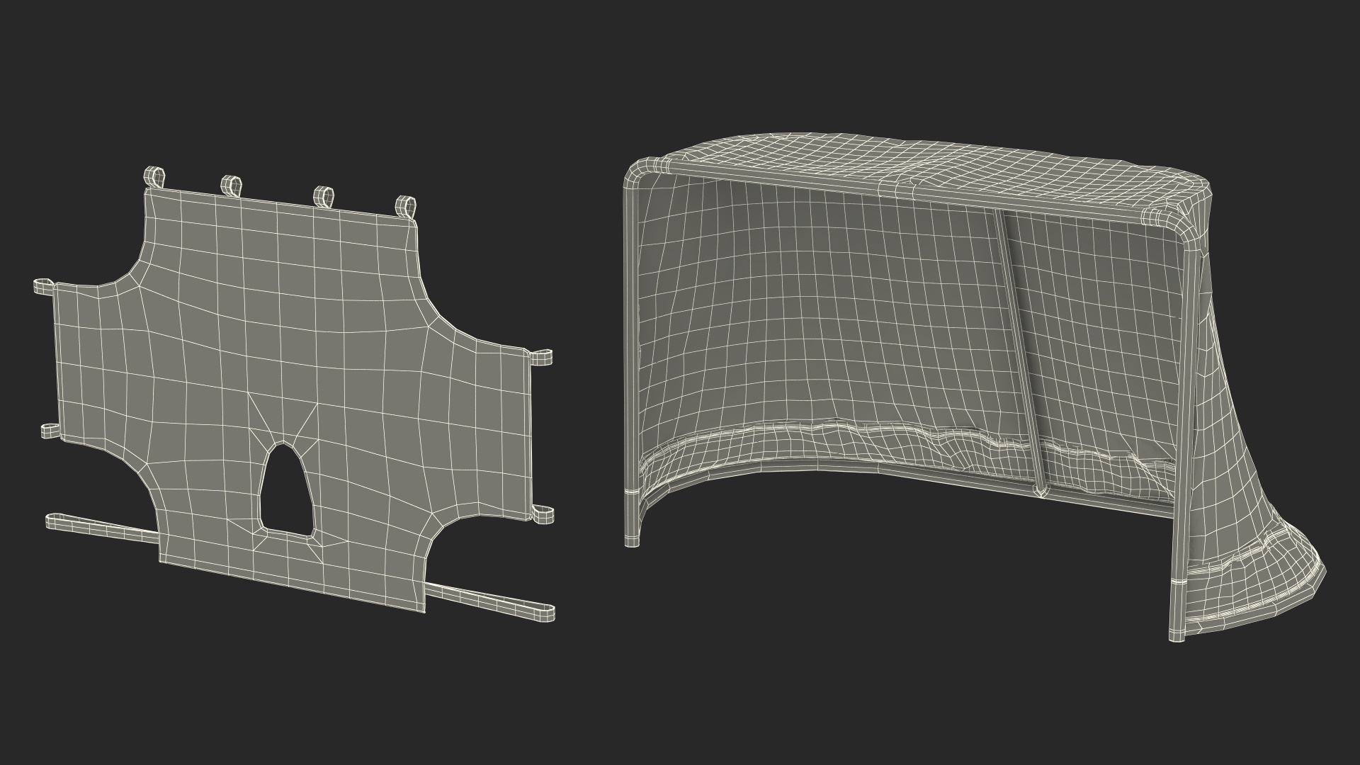3D Hockey Goalie Simulator model