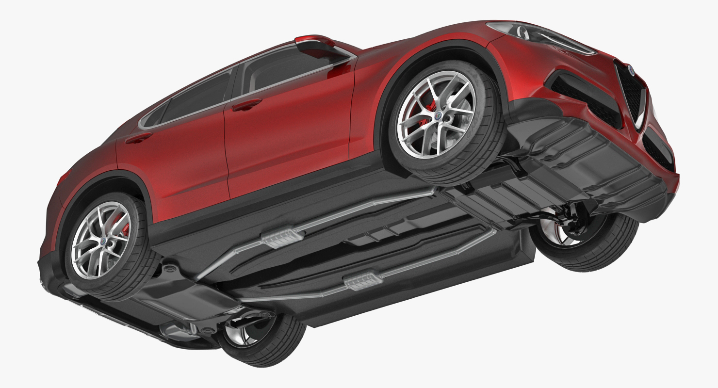 3D Alfa Romeo Stelvio 2017 model