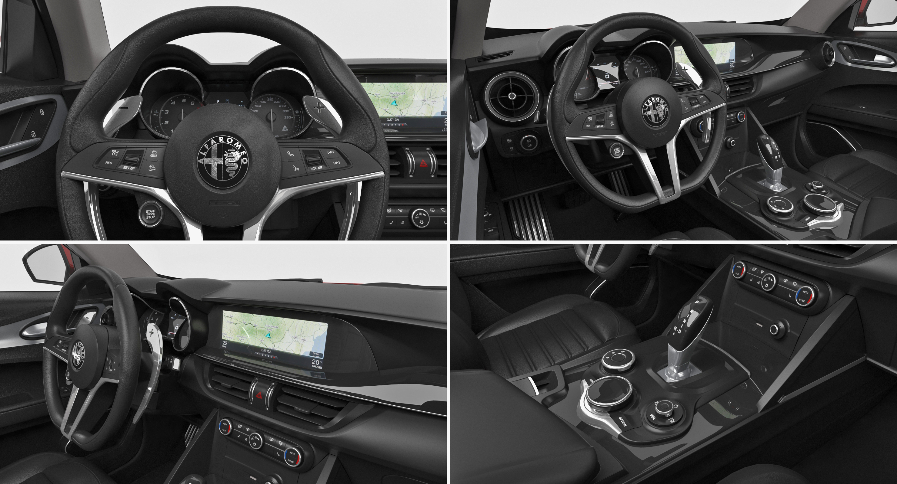 3D Alfa Romeo Stelvio 2017 model