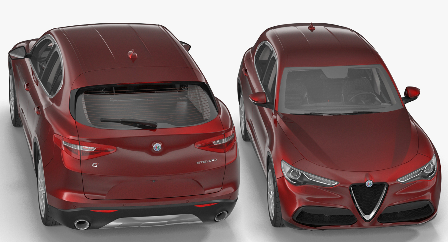 3D Alfa Romeo Stelvio 2017 model