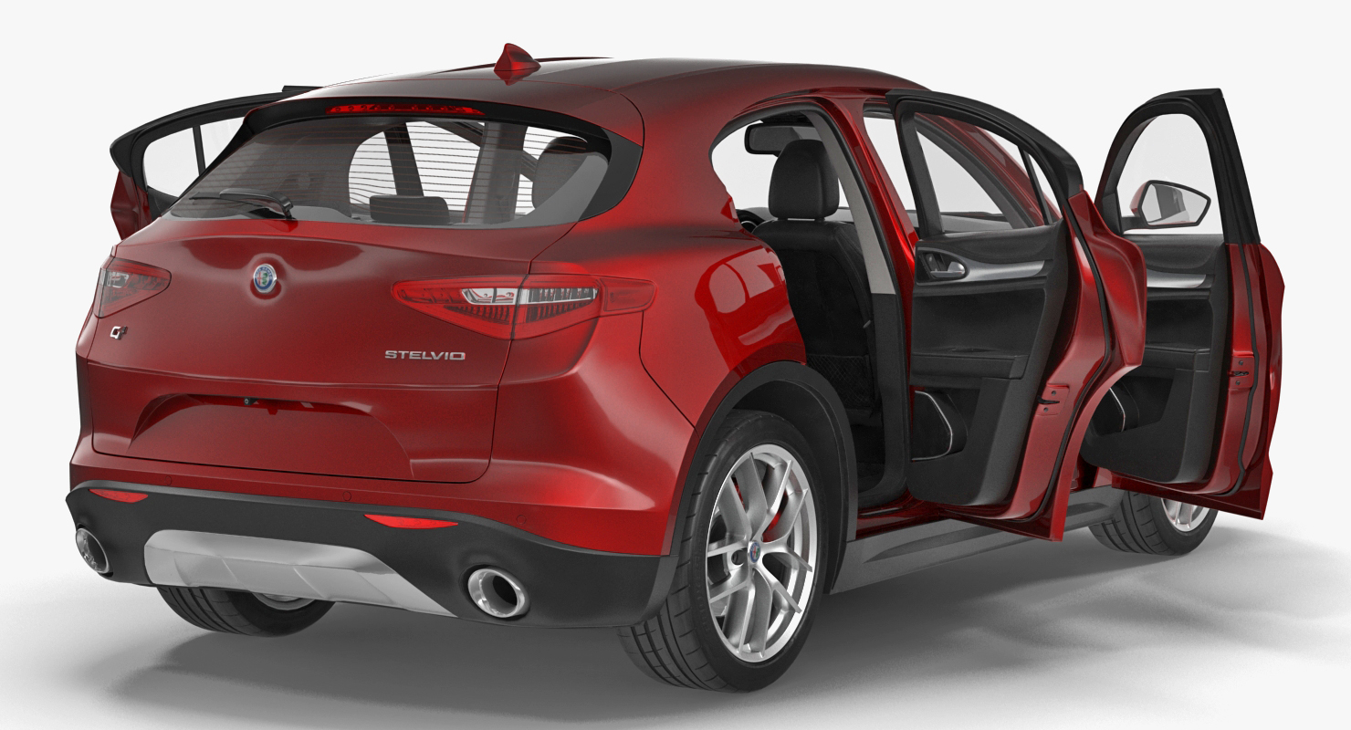 3D Alfa Romeo Stelvio 2017 model