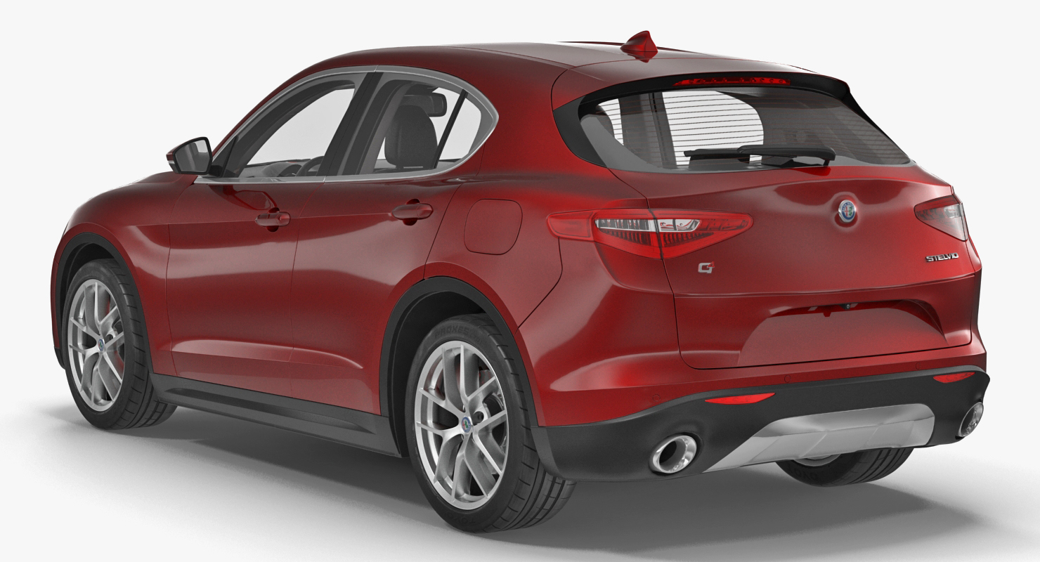 3D Alfa Romeo Stelvio 2017 model